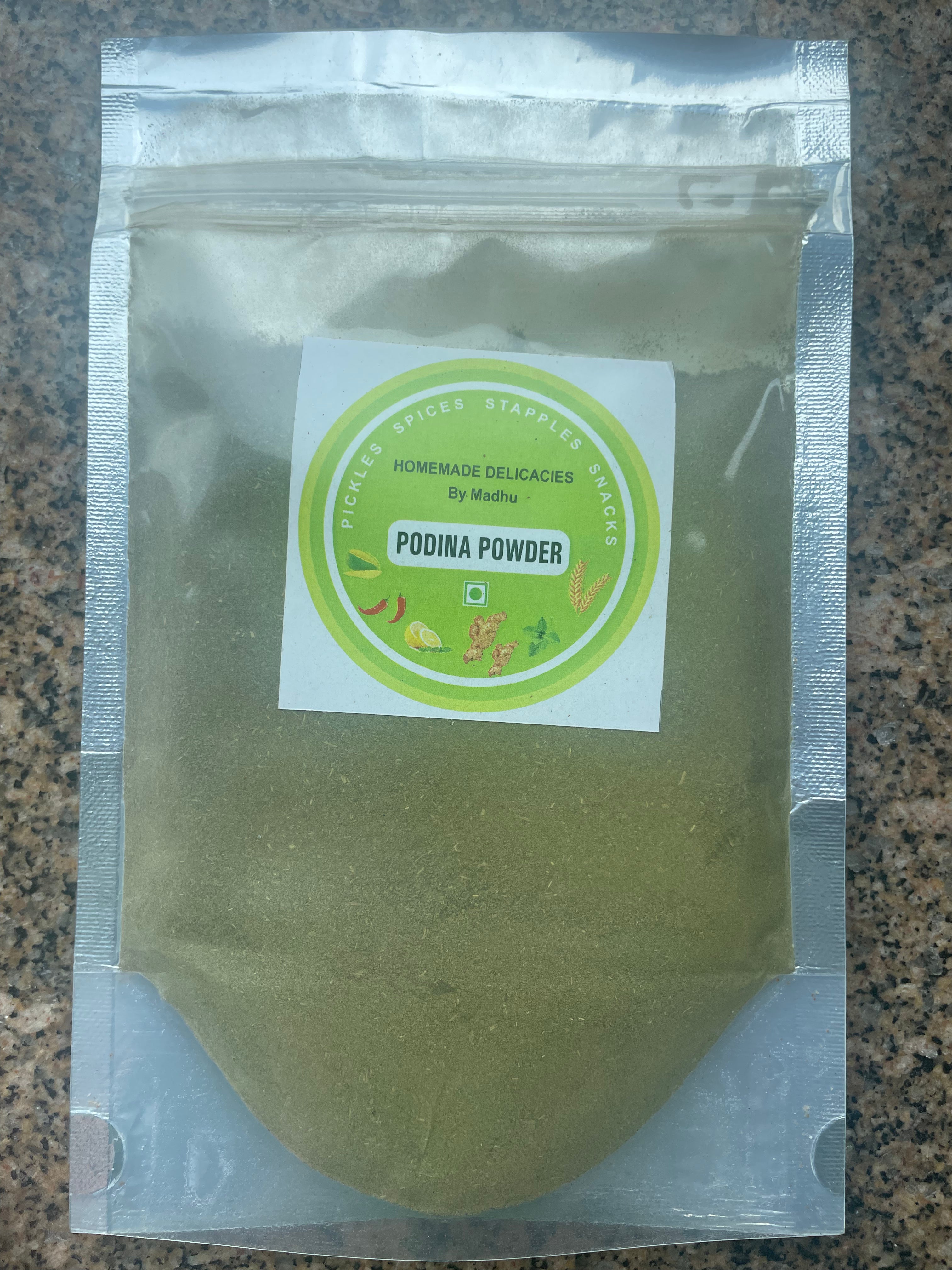 Homemade Pudina (Mint) Powder - 100 gm