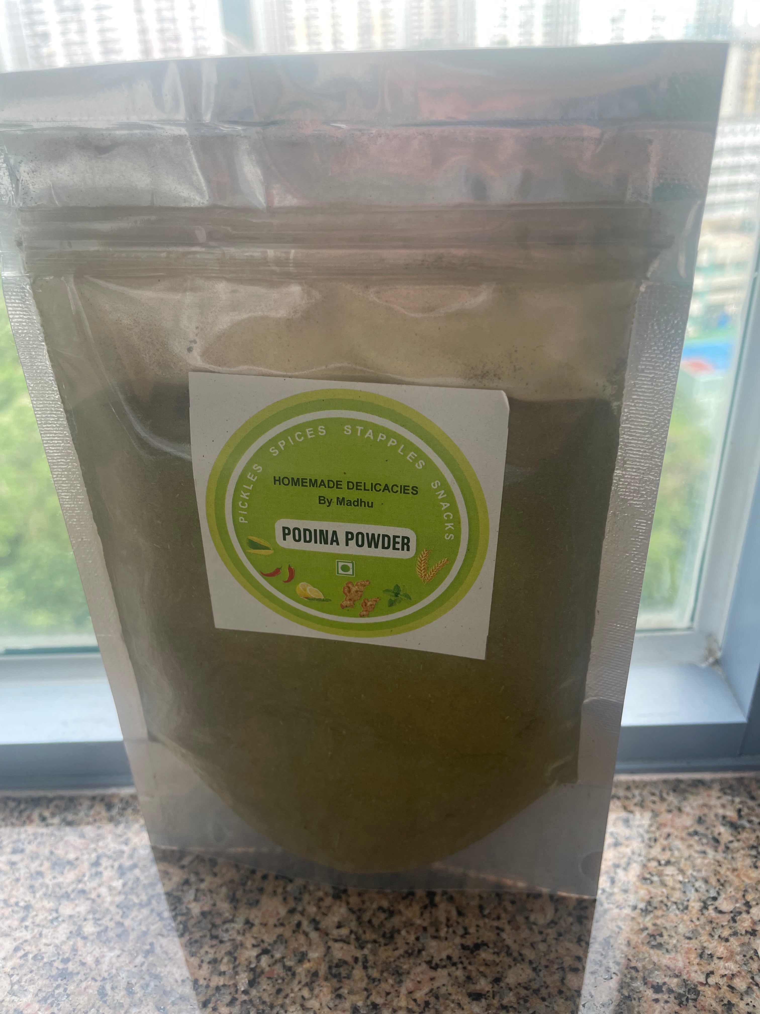 Homemade Pudina (Mint) Powder - 100 gm