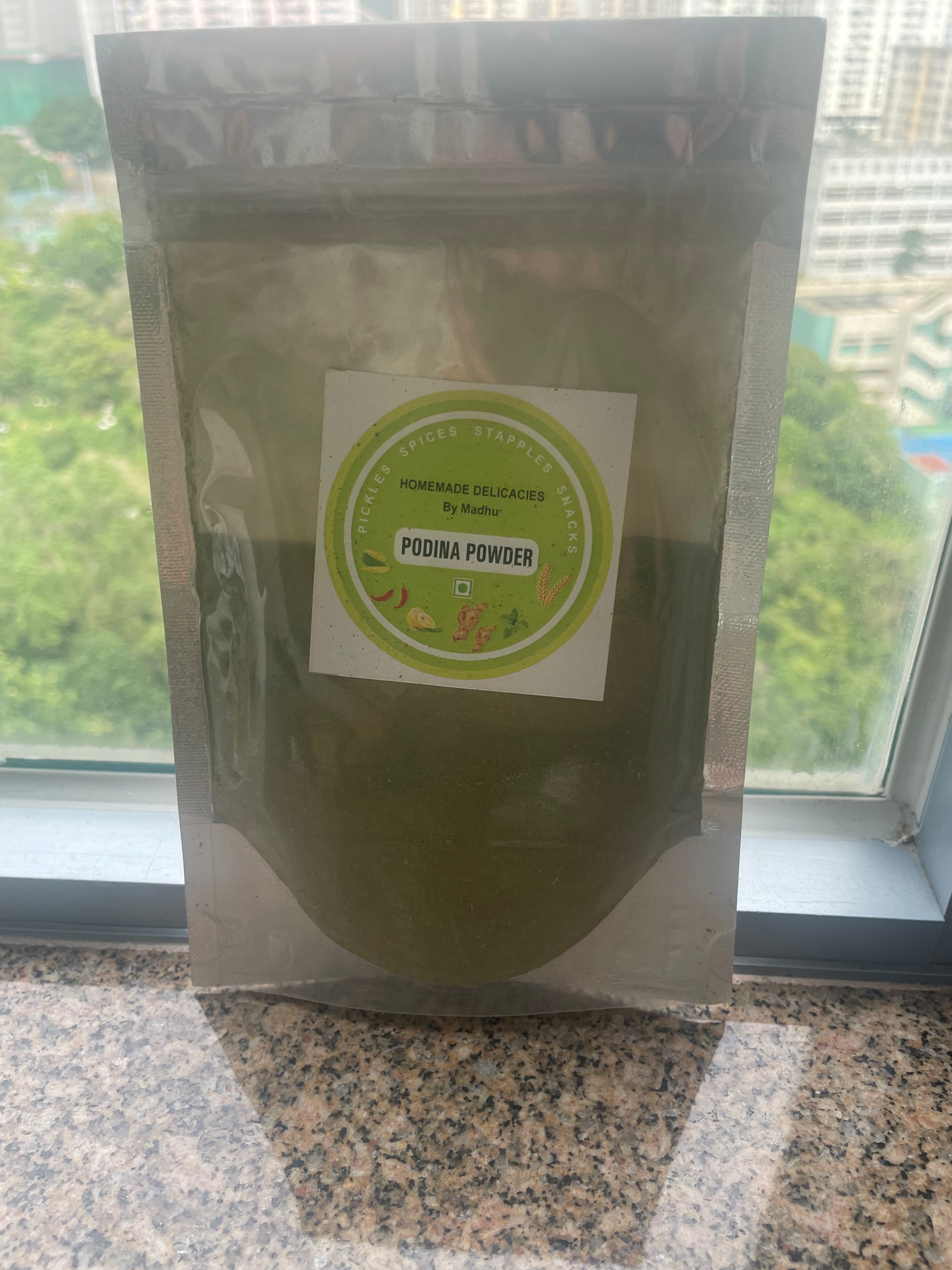 Homemade Pudina (Mint) Powder - 100 gm