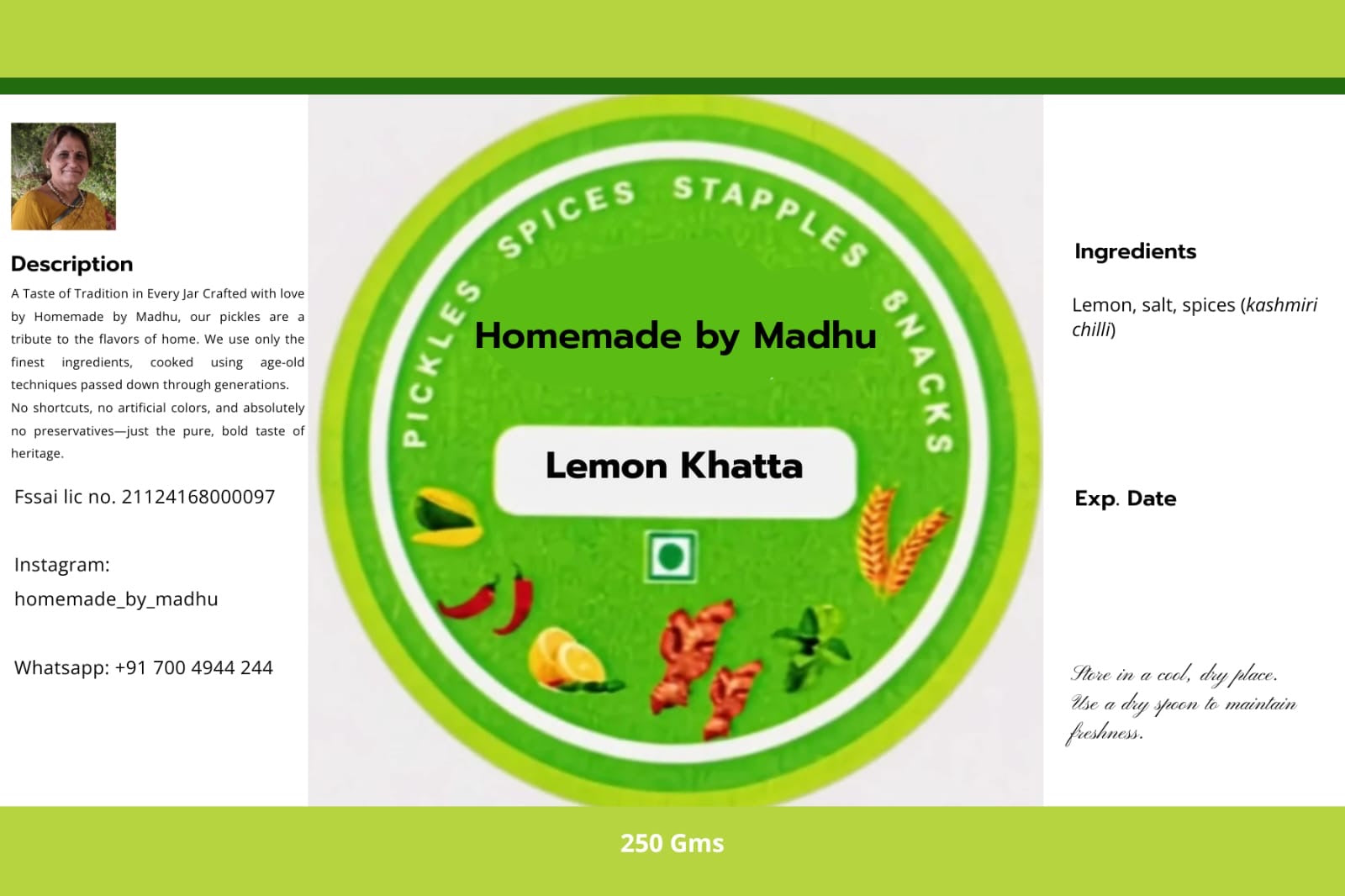Nimbu Ka Khatta Achar