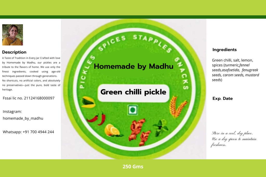 Hari Mirch Ka Achar
